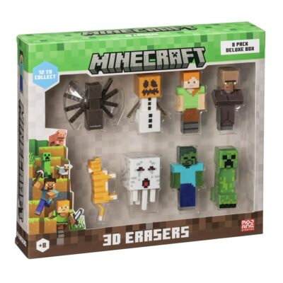 MINECRAFT 3D GUMA – 8 KS DELUXE BALENIE VERZIA B