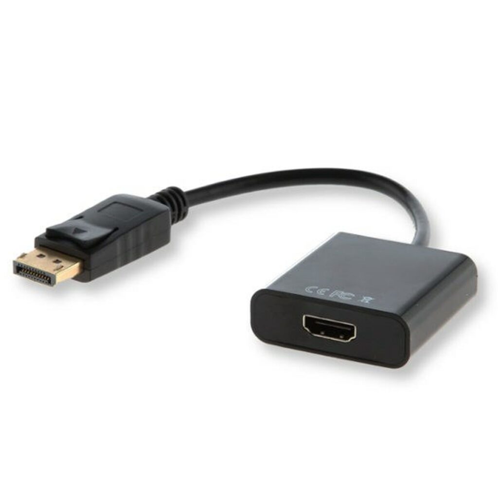 Adaptér video kábla Savio CL-55 0,2 m DisplayPort HDMI typ A (štandardný) čierny