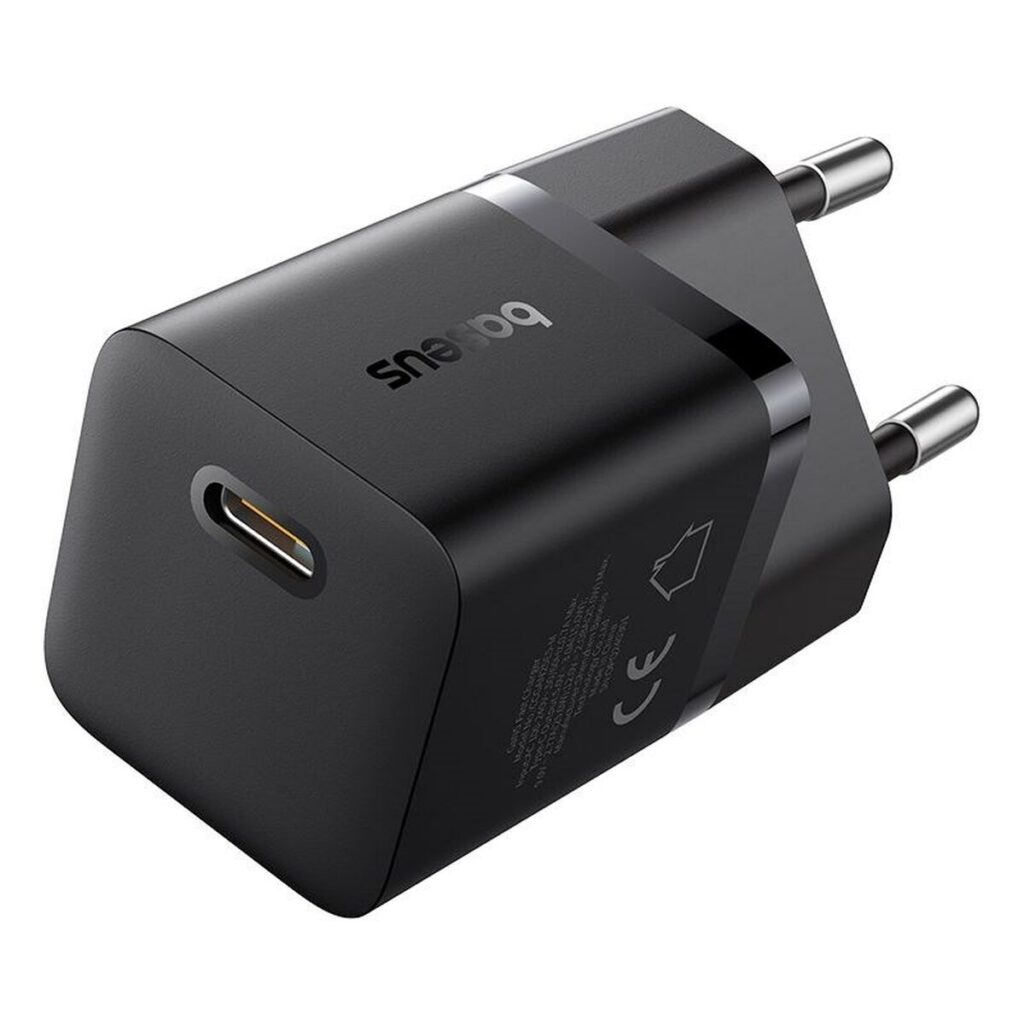 Baseus P10110909113-00 USB-C GaN5 mini 25W sieťová nabíjačka čierna