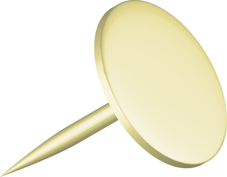 Alco AL-133A Pushpins Garant Mosadz 120 ks v krabici