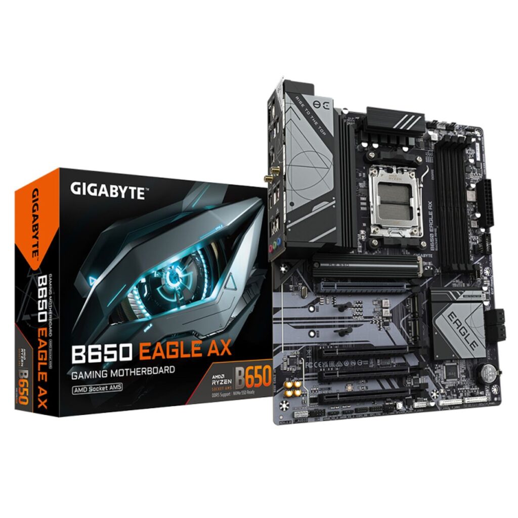 Základná doska GIGABYTE B650 EAGLE AX - procesory AMD Ryzen radu 9000, 12+2+2 fázy, VRM až do 7600MH
