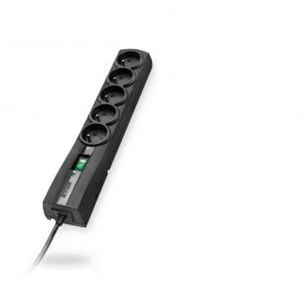 Ever CLASSIC 3m Čierna 5 AC zásuviek 250 V