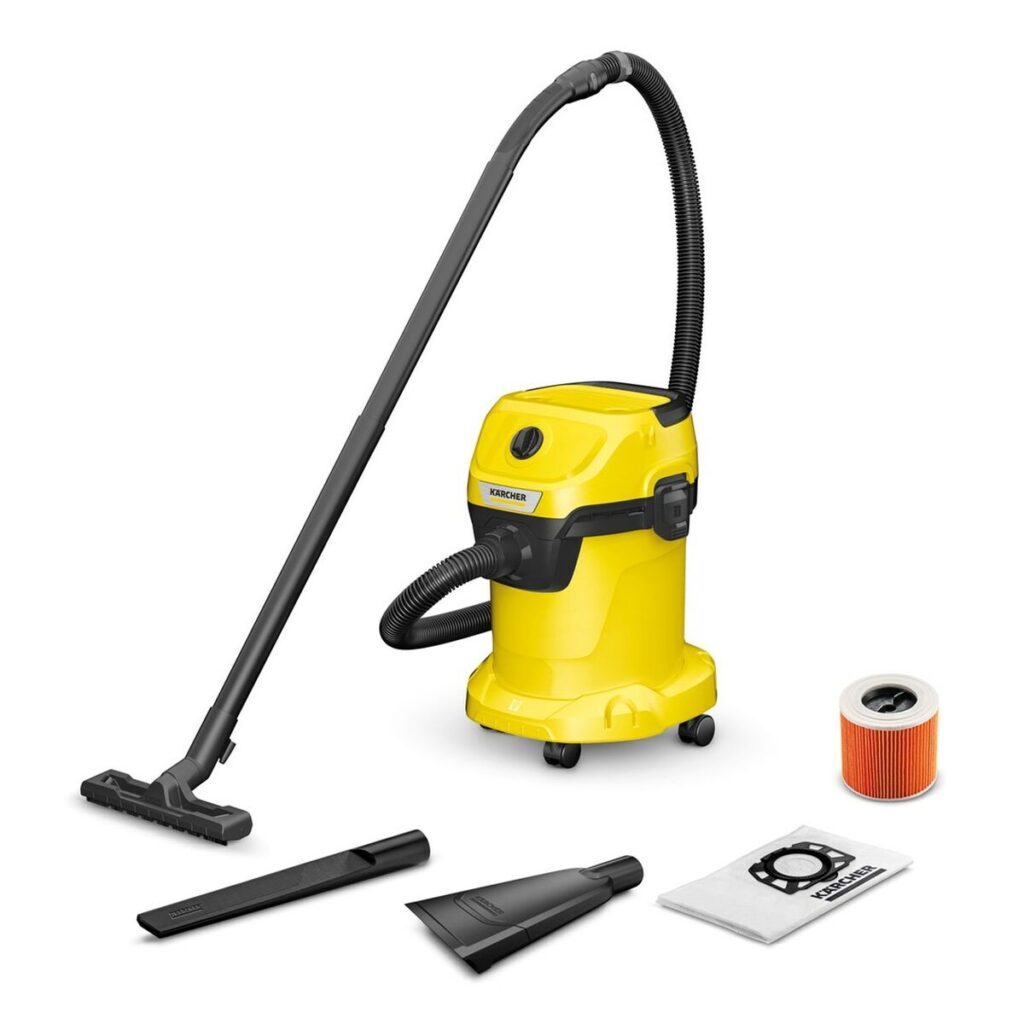 Univerzálny vysávač KARCHER WD 3 V-17/4/35 + trysky 17 l 1000 W (1.628-124.0) Čierna Žltá
