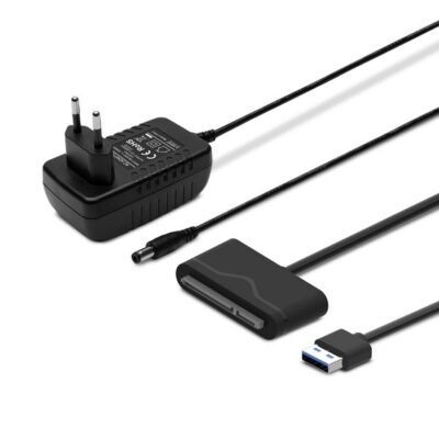 SAVIO audio adaptér USB 3.1 C (M) – Jack 3,5 mm (F), čierny AK-35/B