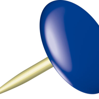 Alco AL-151-15 Thumbtacks Sun 9,5 mm mosadzná krabička A 100 ks tmavomodrá