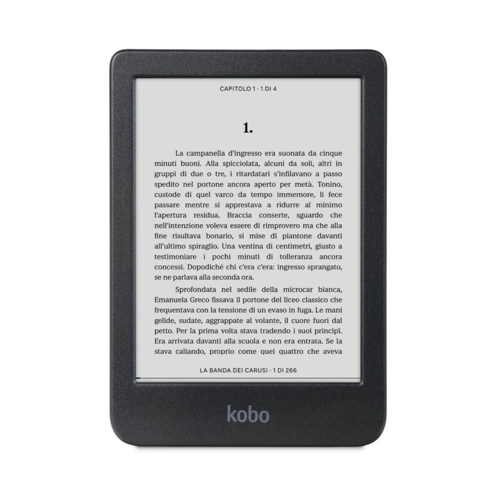 Čítačka elektronických kníh Rakuten Kobo Clara BW, dotyková obrazovka, 16 GB, Wi-Fi, čierna