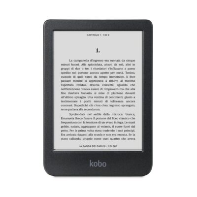 Čítačka elektronických kníh Rakuten Kobo Clara BW, dotyková obrazovka, 16 GB, Wi-Fi, čierna
