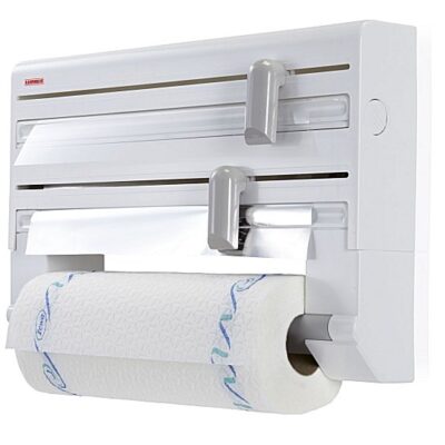 Leifheit 25703 držiak na papierové utierky Nástenný držiak na papierové utierky Sivá Biela