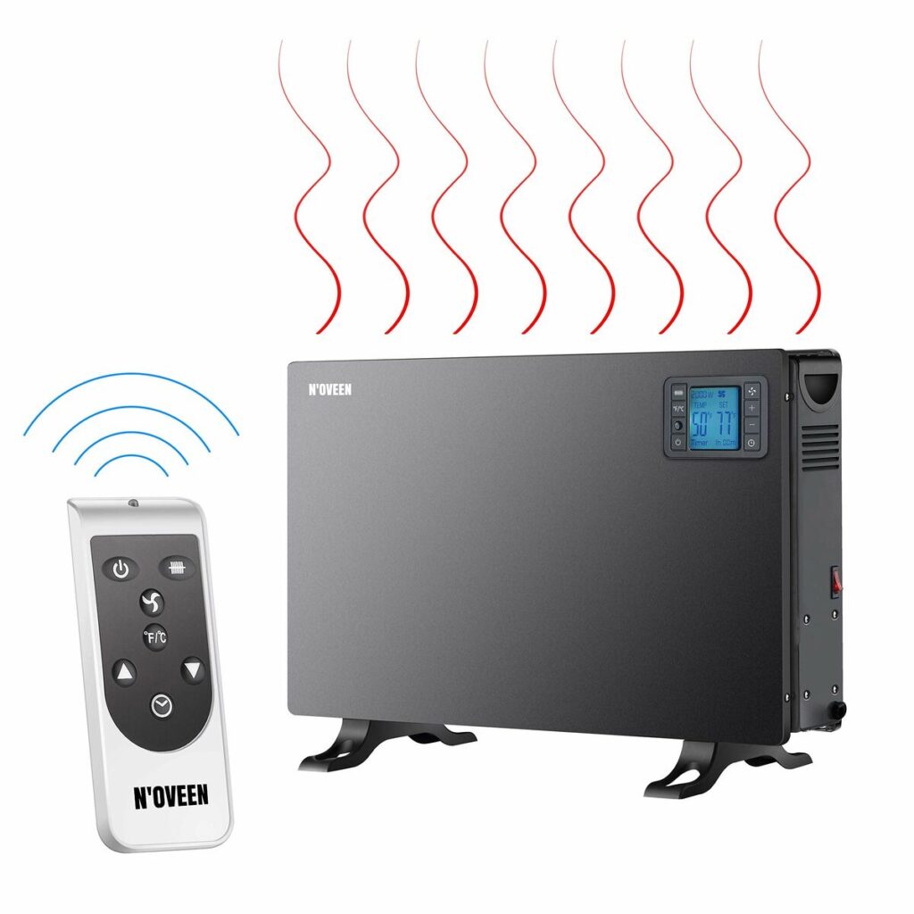 KONVEKTOROVÝ OHRIEVAČ NOVEEN CH7100 LCD SMART ČIERNA