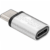 Goobay | Samec | 24-pinový USB-C | Samica | 5-pinový Micro-USB typ B | Strieborný